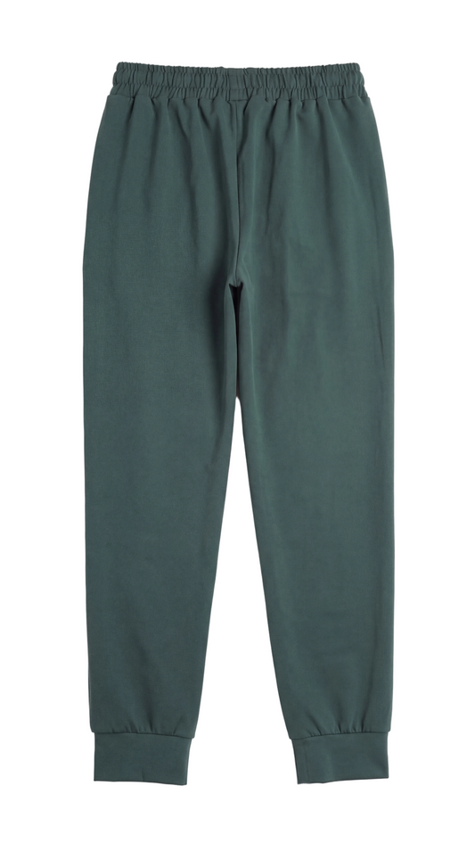 Aafiya Studio Essential Flow Pants in Deep Lagoon (dark teal) – view 2