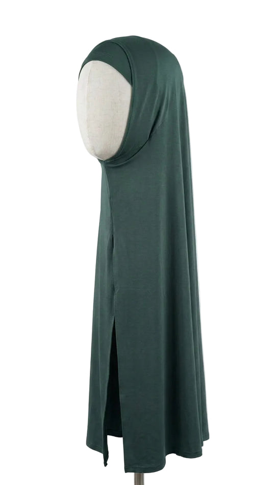 Core 02 Instant Split Set (Dark Teal) | حجاب سبورت بتغطية كاملة