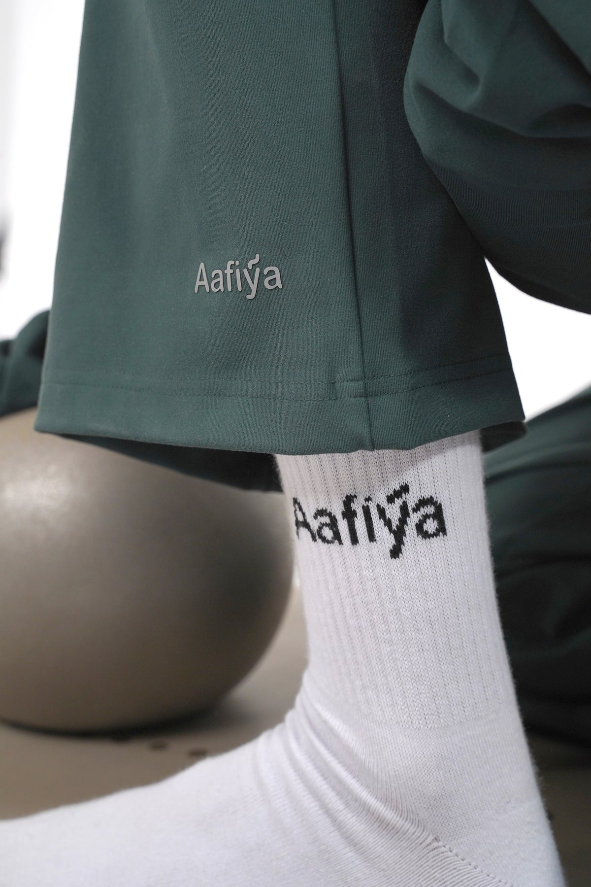 Aafiya Studio Essential Half Crew Socks – view 2