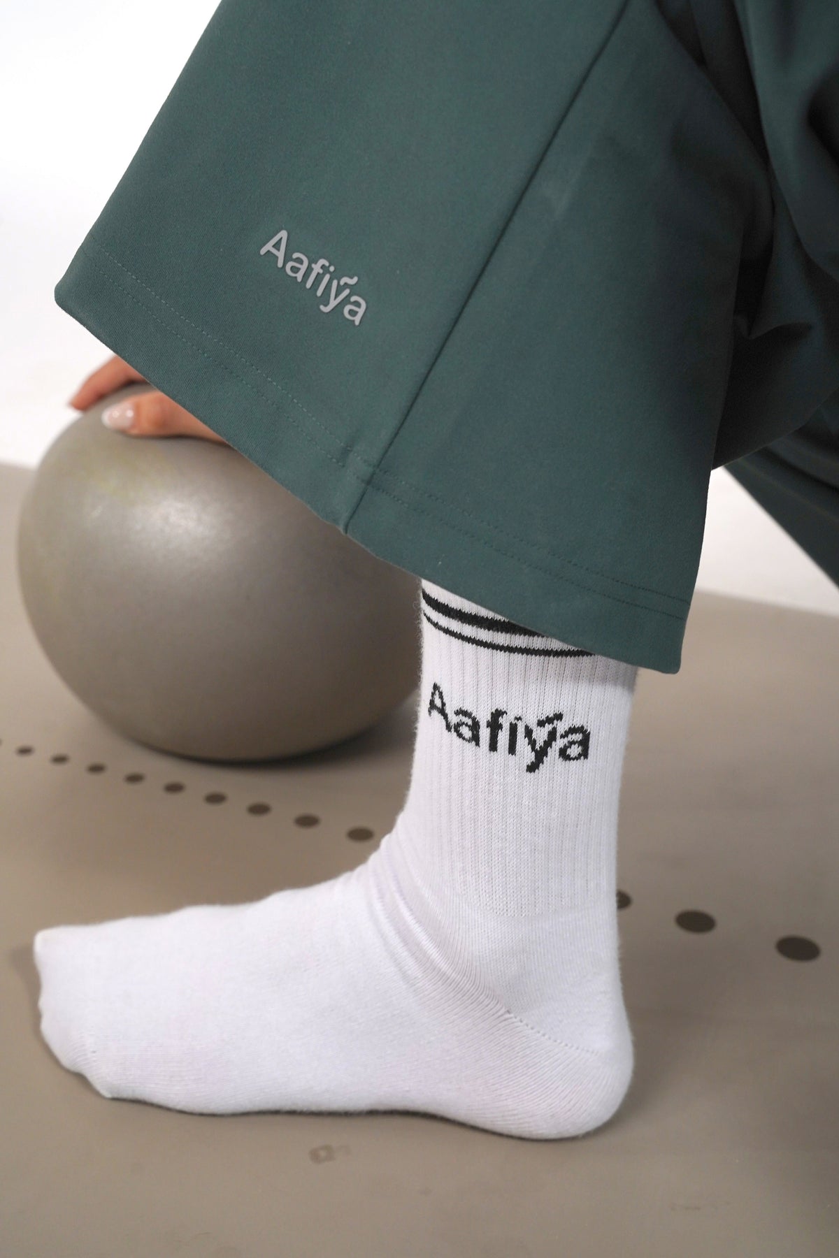 Aafiya Studio Essential Half Crew Socks
