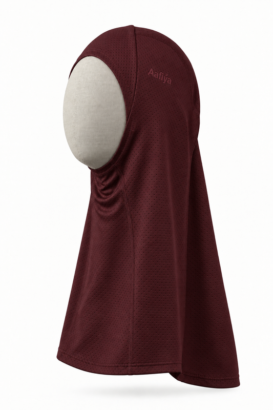 Core 01 Sport Hijab (Burgundy) | حجاب رياضي