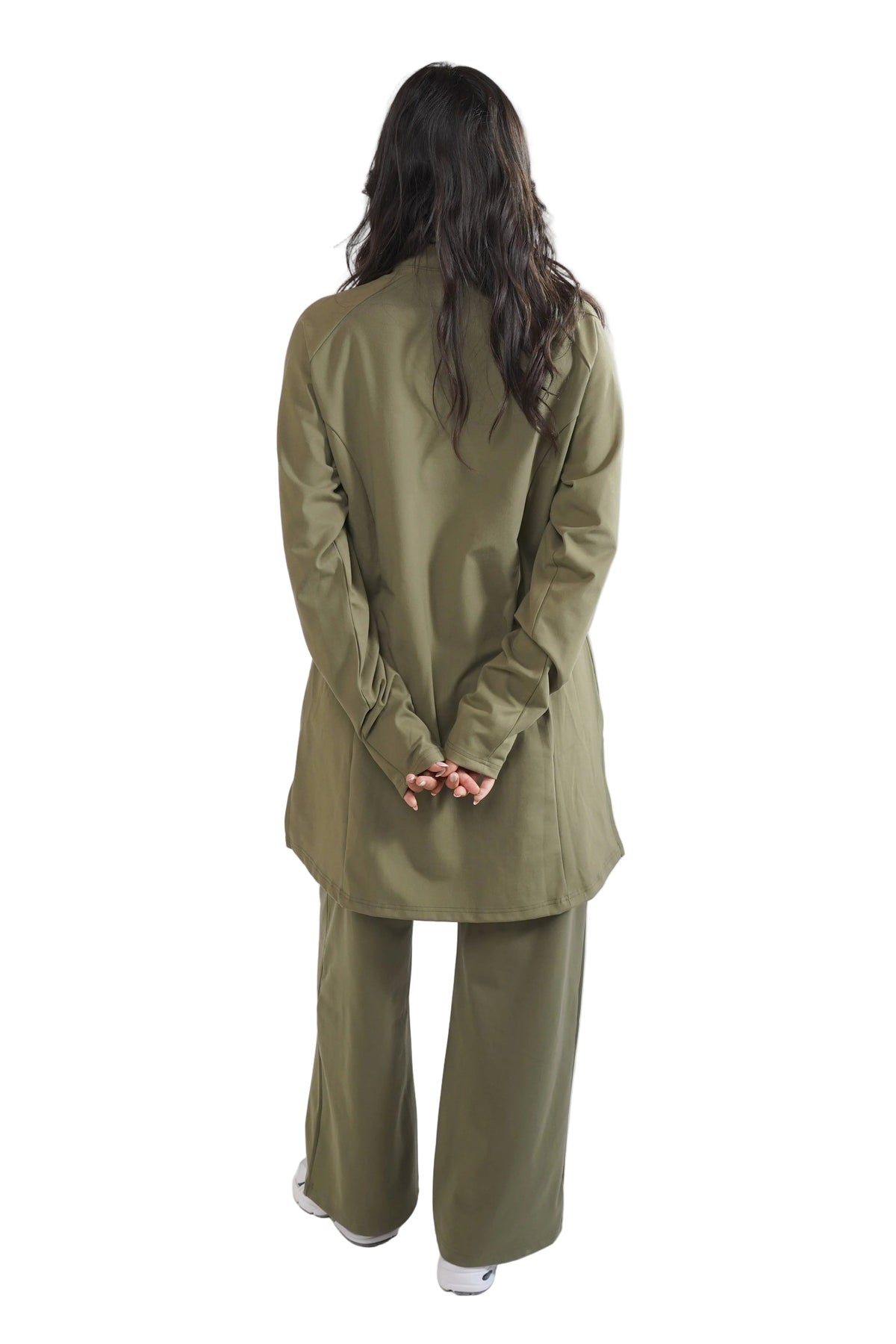 Aafiya Studio Essential Line Tunic in Olive Clay – view 2