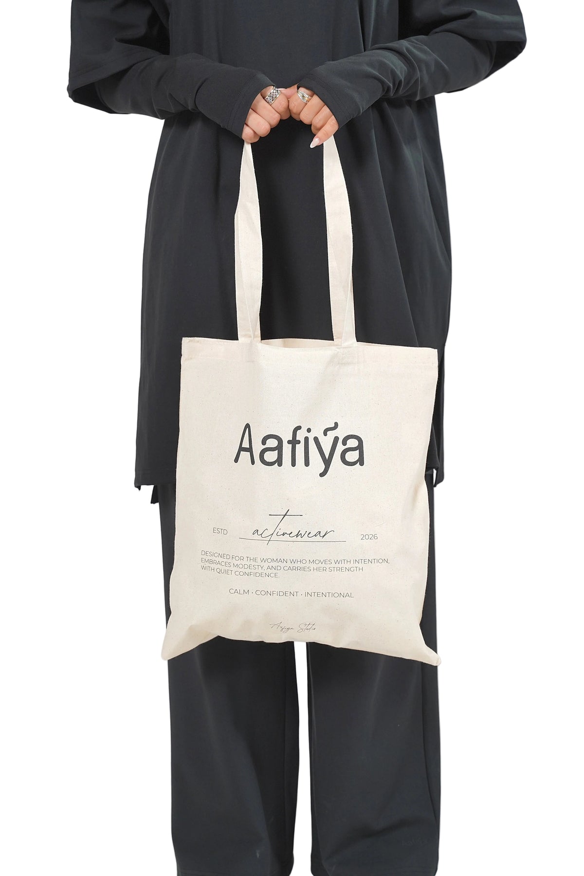 Aafiya Studio Cotton Canvas Tote Bag