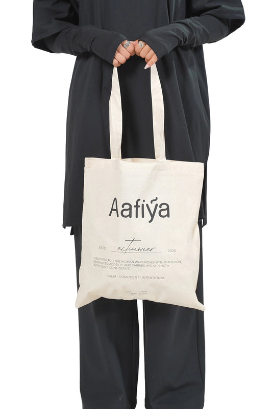 Aafiya Studio Cotton Canvas Tote Bag
