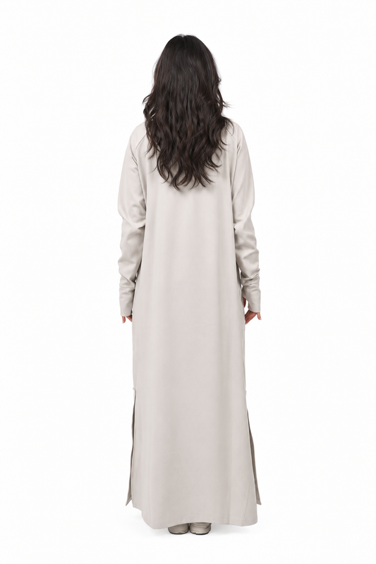 Essential Sport Abaya (Stone) | عباية رياضية