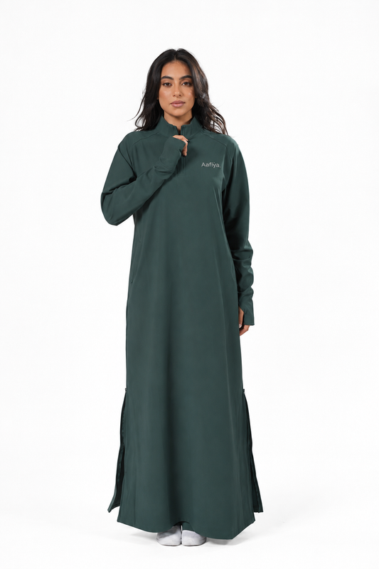 Essential Sport Abaya (Dark Teal) | عباية رياضية