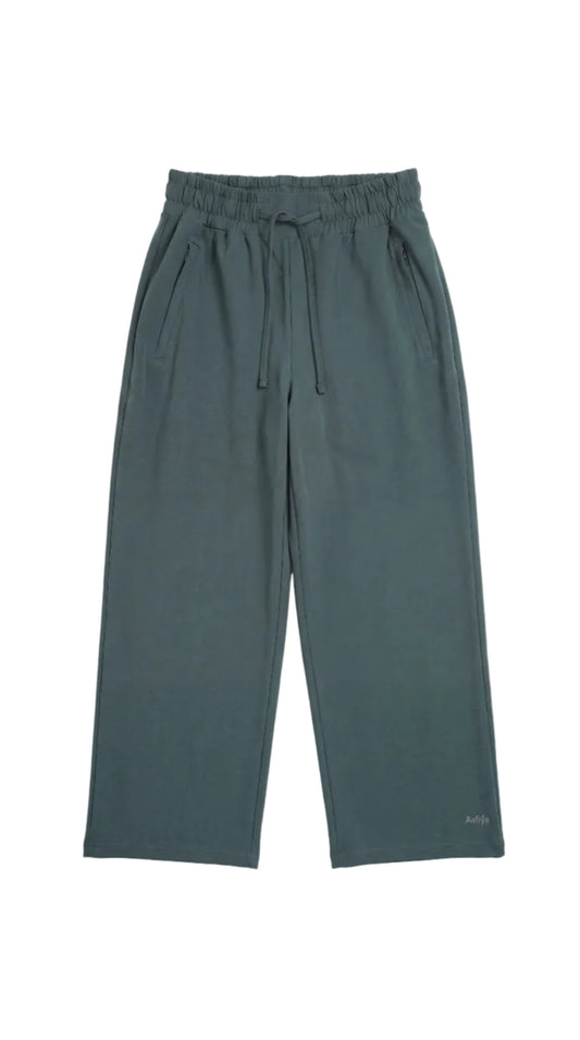 Aafiya Studio Essential Wide Pants in Deep Lagoon (dark teal)